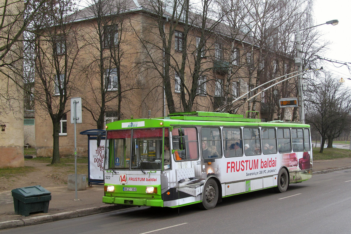 Каунас, Škoda 14Tr11/6 № 322