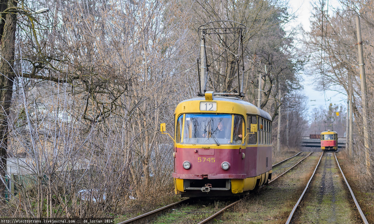Киев, Tatra T3SU № 5745 Киев, Tatra T3SU № 5745