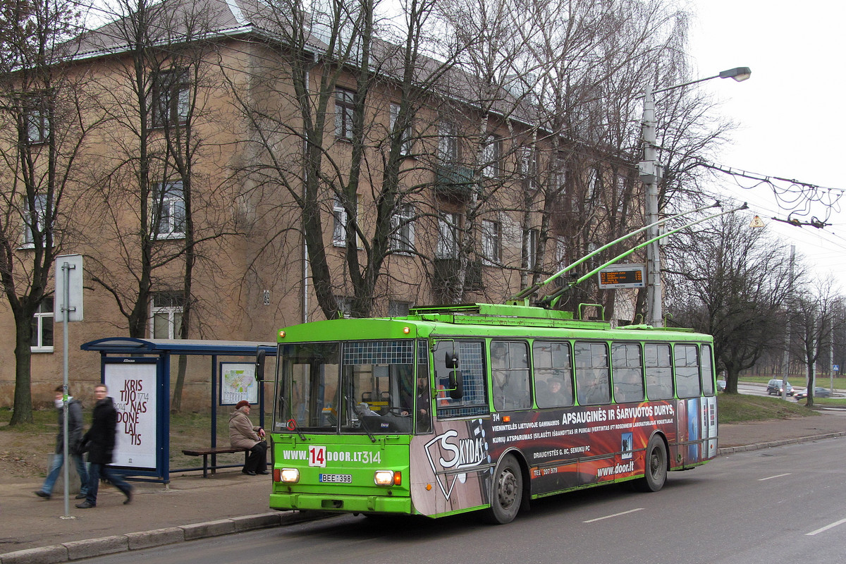 Каунас, Škoda 14Tr89/6 № 314