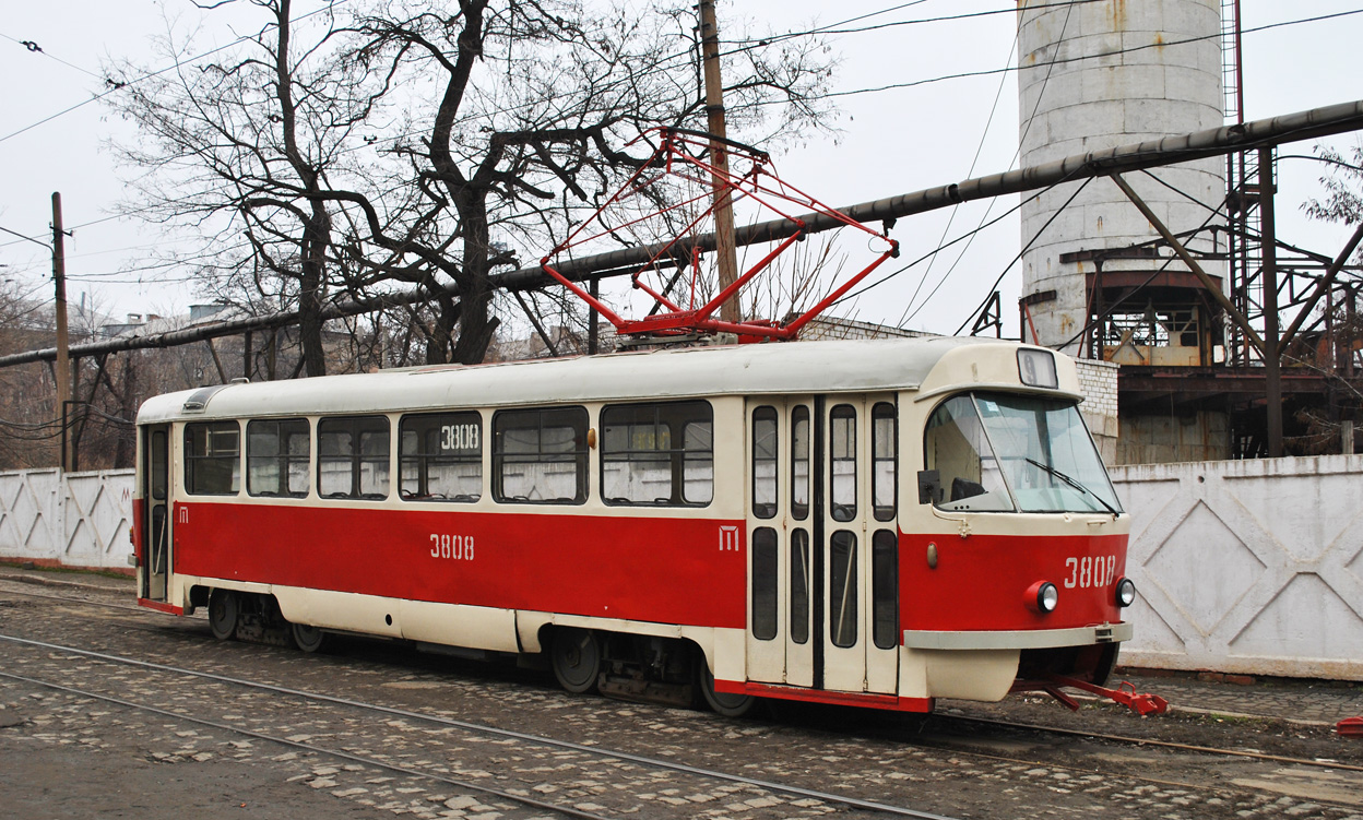 Донецк, Tatra T3SU (двухдверная) № 3808