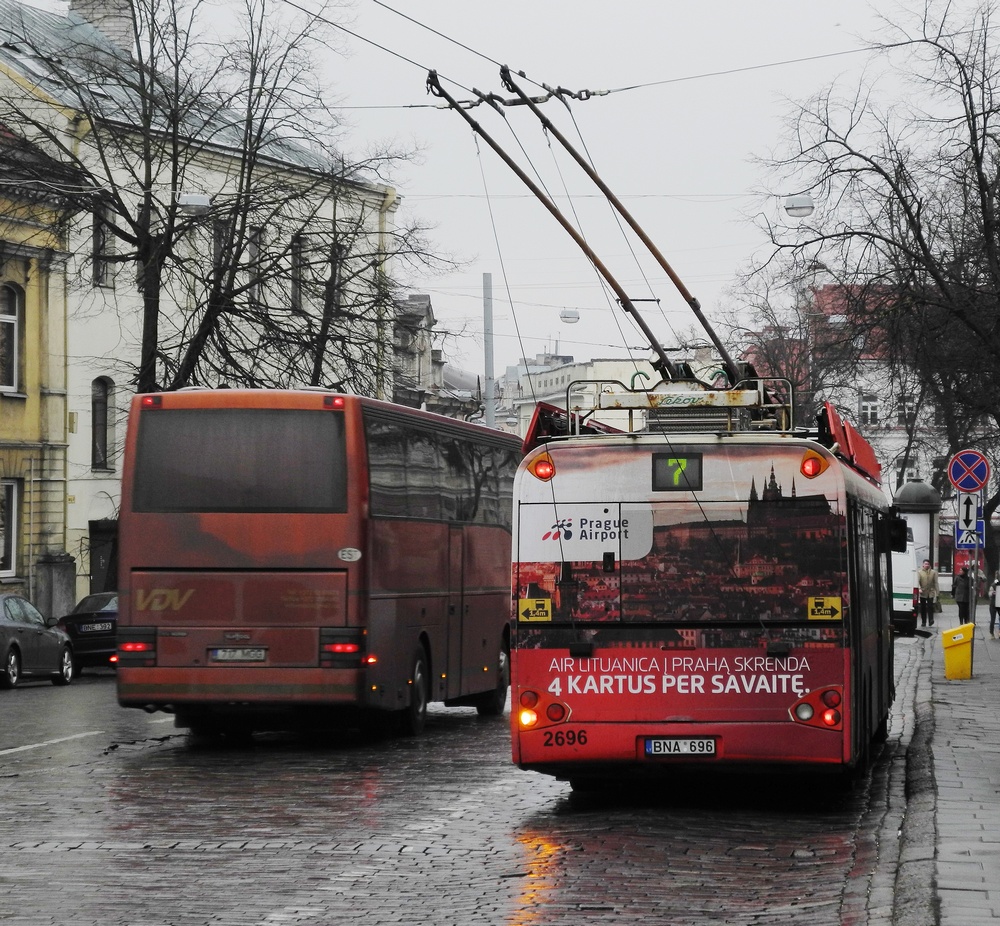 Вильнюс, Solaris Trollino II 15 AC № 2696
