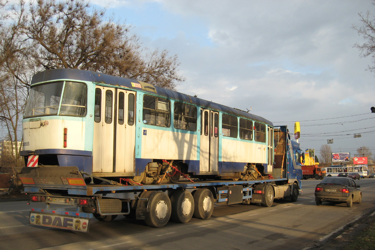Riika, Tatra T3A # 40555; Riika — Transportation of Rolling Stock