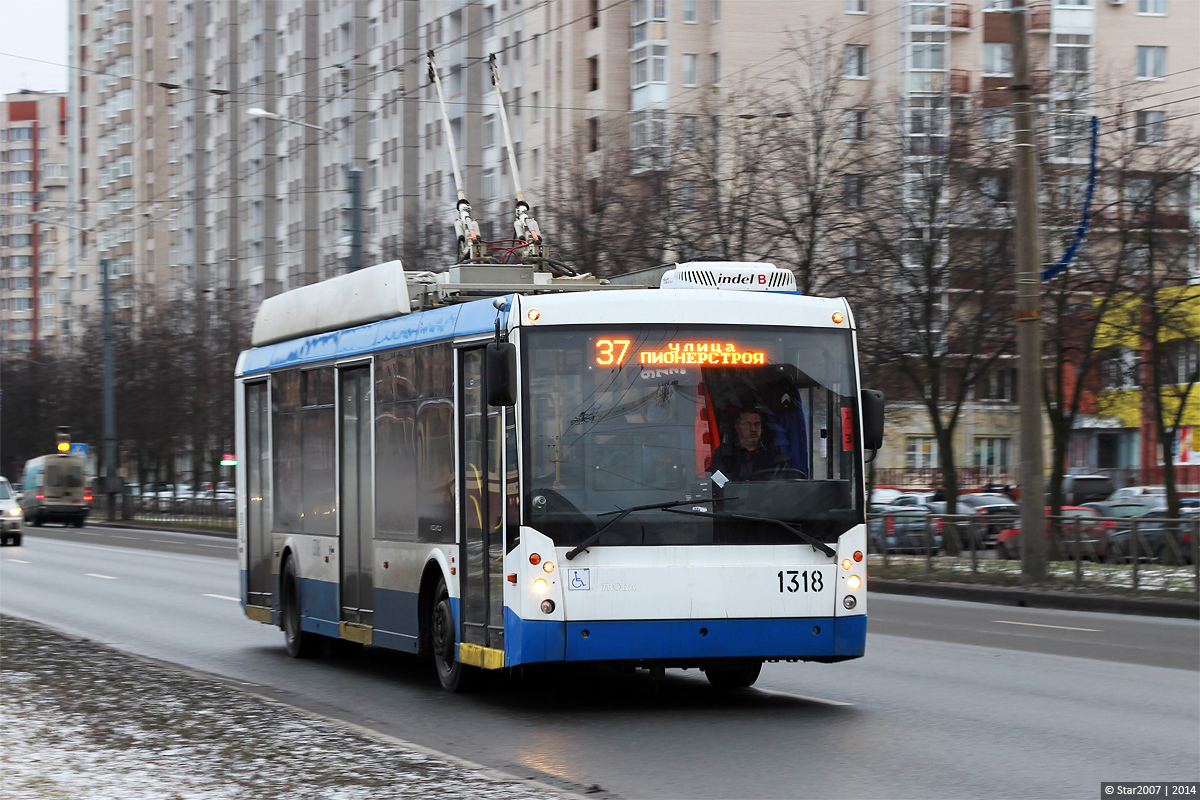 Санкт-Петербург, Тролза-5265.00 «Мегаполис» № 1318