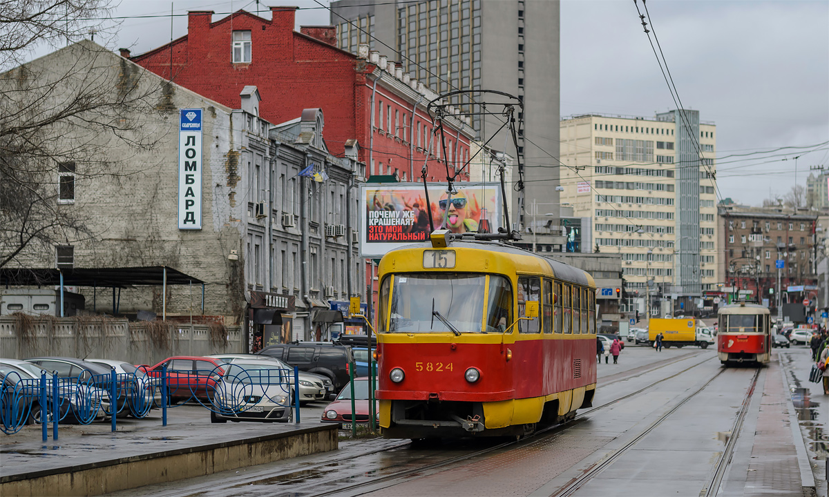 Киев, Tatra T3SU № 5824