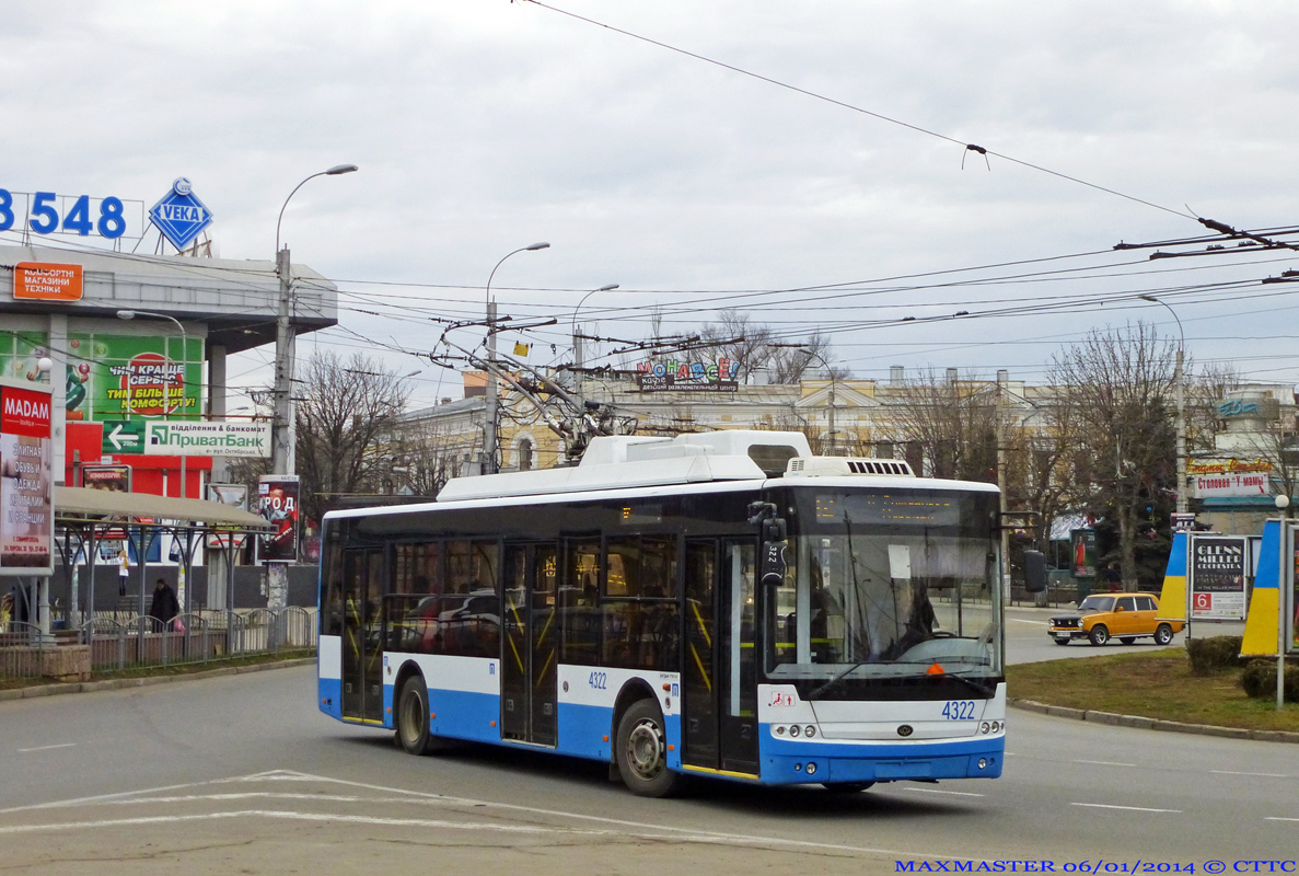 Крымский троллейбус, Богдан Т70110 № 4322