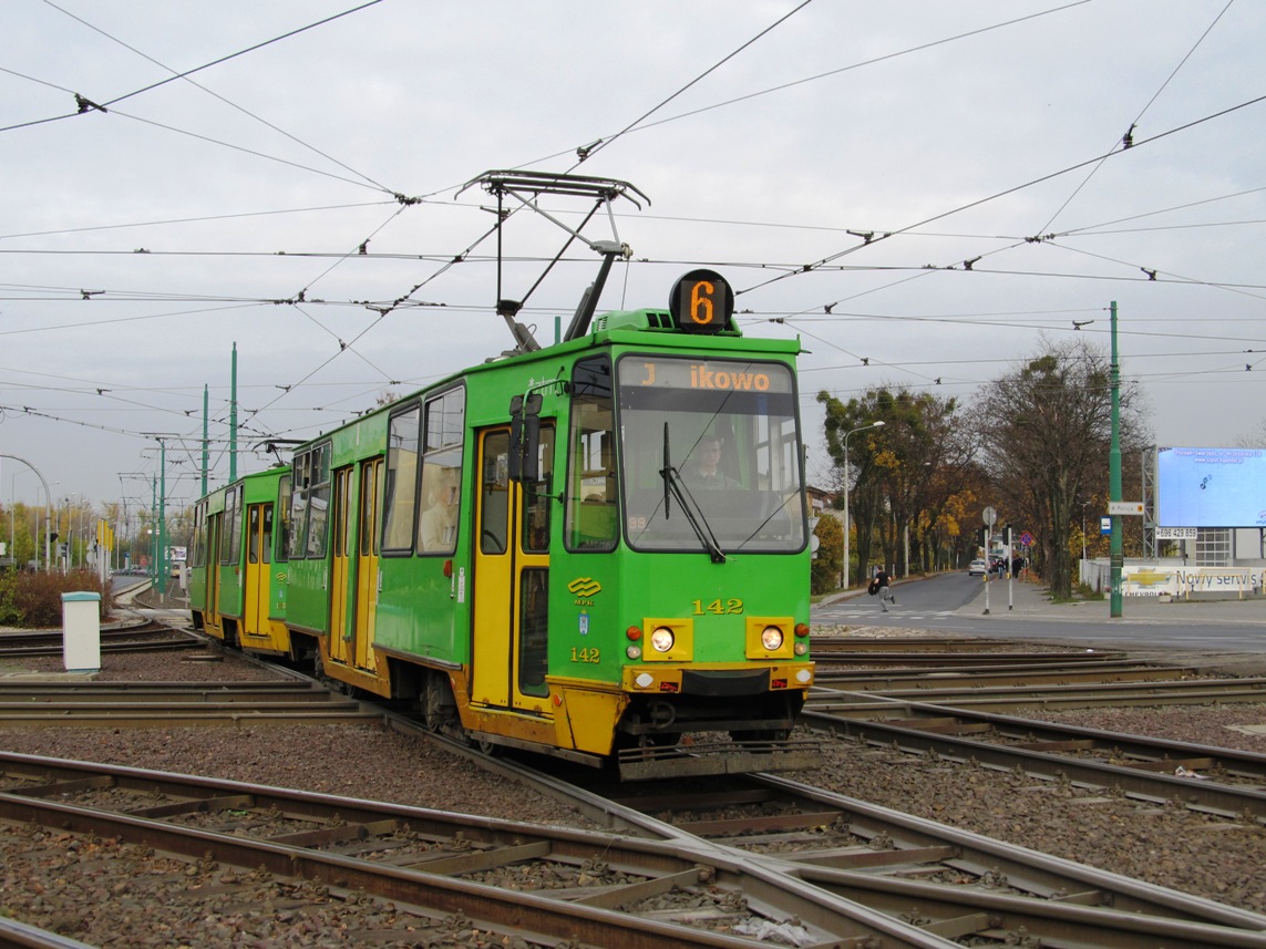 Познань, Konstal 105Na № 142 Познань, Konstal 105Na № 142