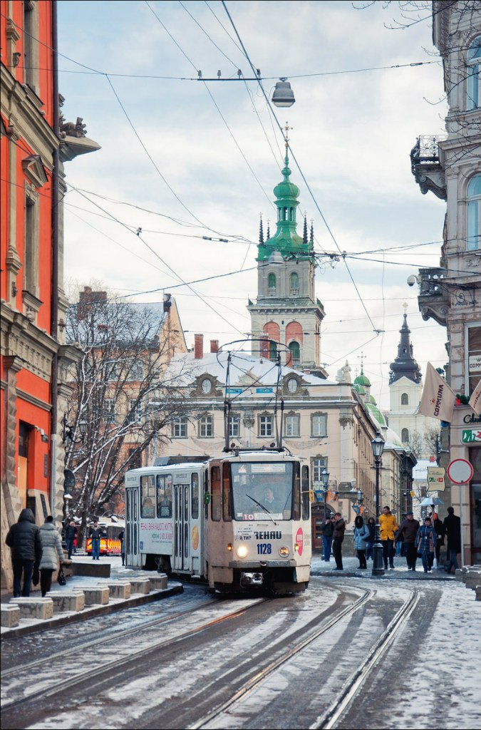 Львов, Tatra KT4SU № 1128