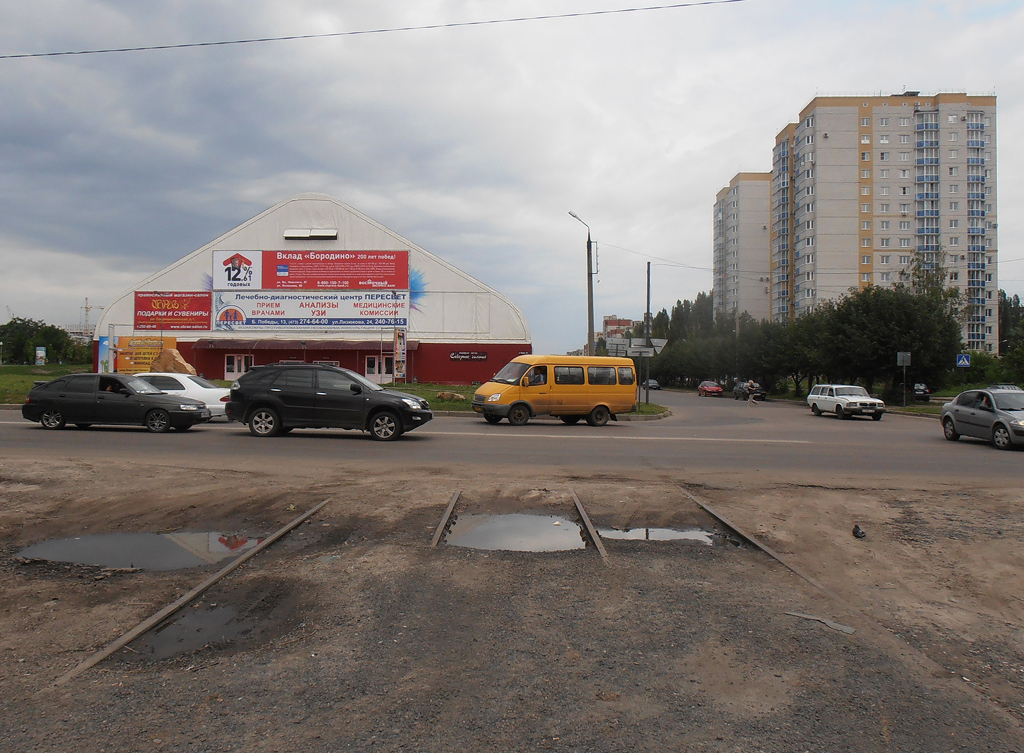 Voronezh — The remnants of Voronezh tramway