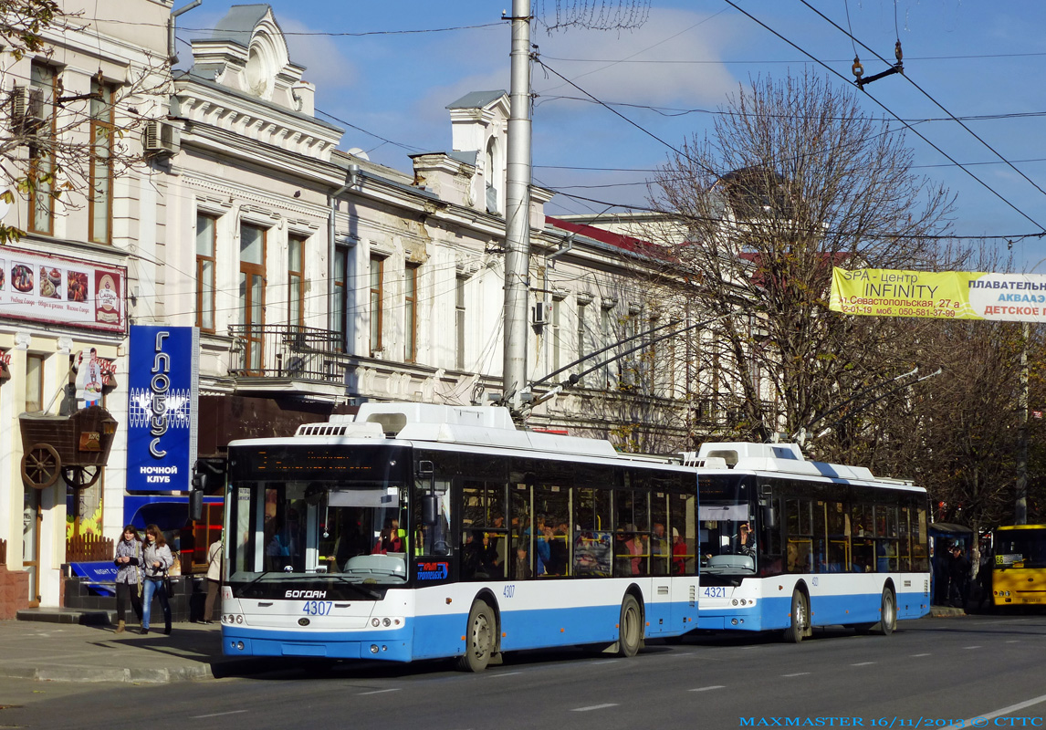 Trolleybus de Crimée, Bogdan T70110 N°. 4307