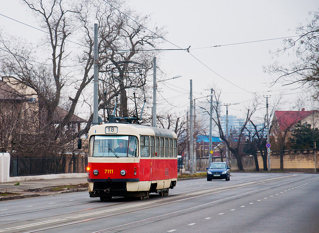 Одесса, Tatra T3SUCS № 7111