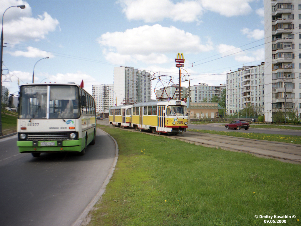 Москва, Tatra T3SU № 3802 Москва, Tatra T3SU № 3802