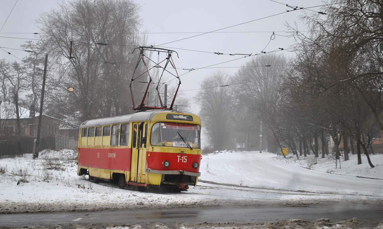 Донецк, Tatra T3SU (2-door) № Т-15 Донецк, Tatra T3SU (2-door) № Т-15