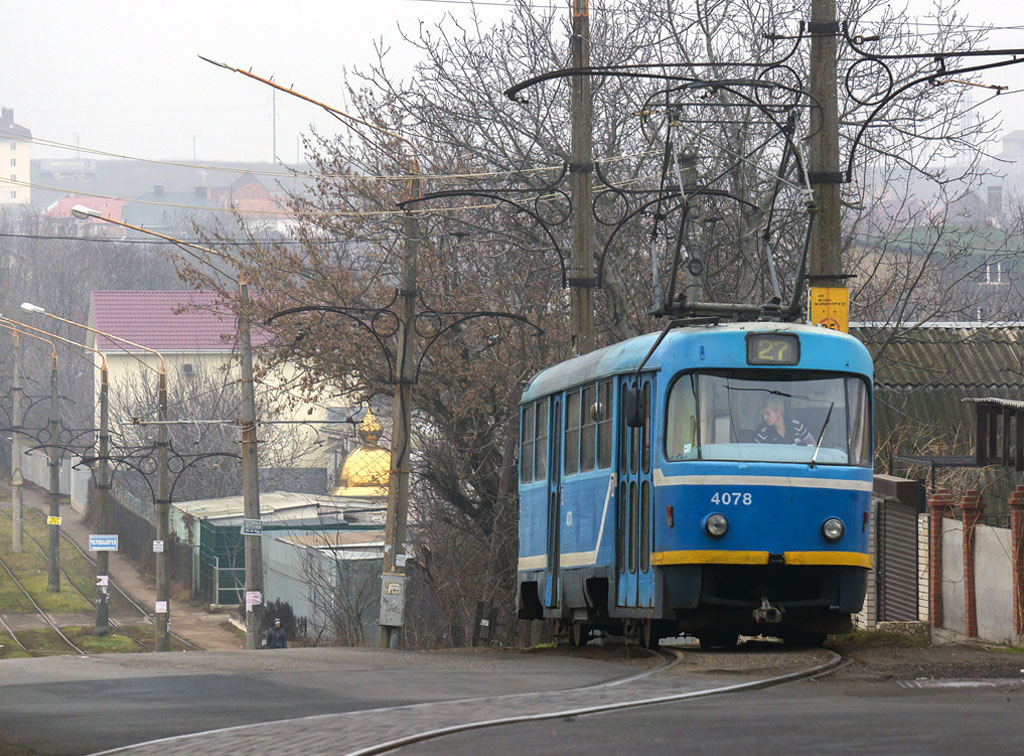 Одесса, Tatra T3R.P № 4078