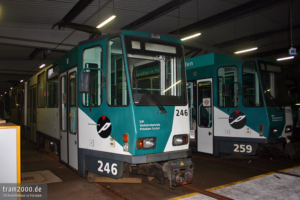 Потсдам, Tatra KT4DM № 246; Потсдам, Tatra KT4DMC № 259