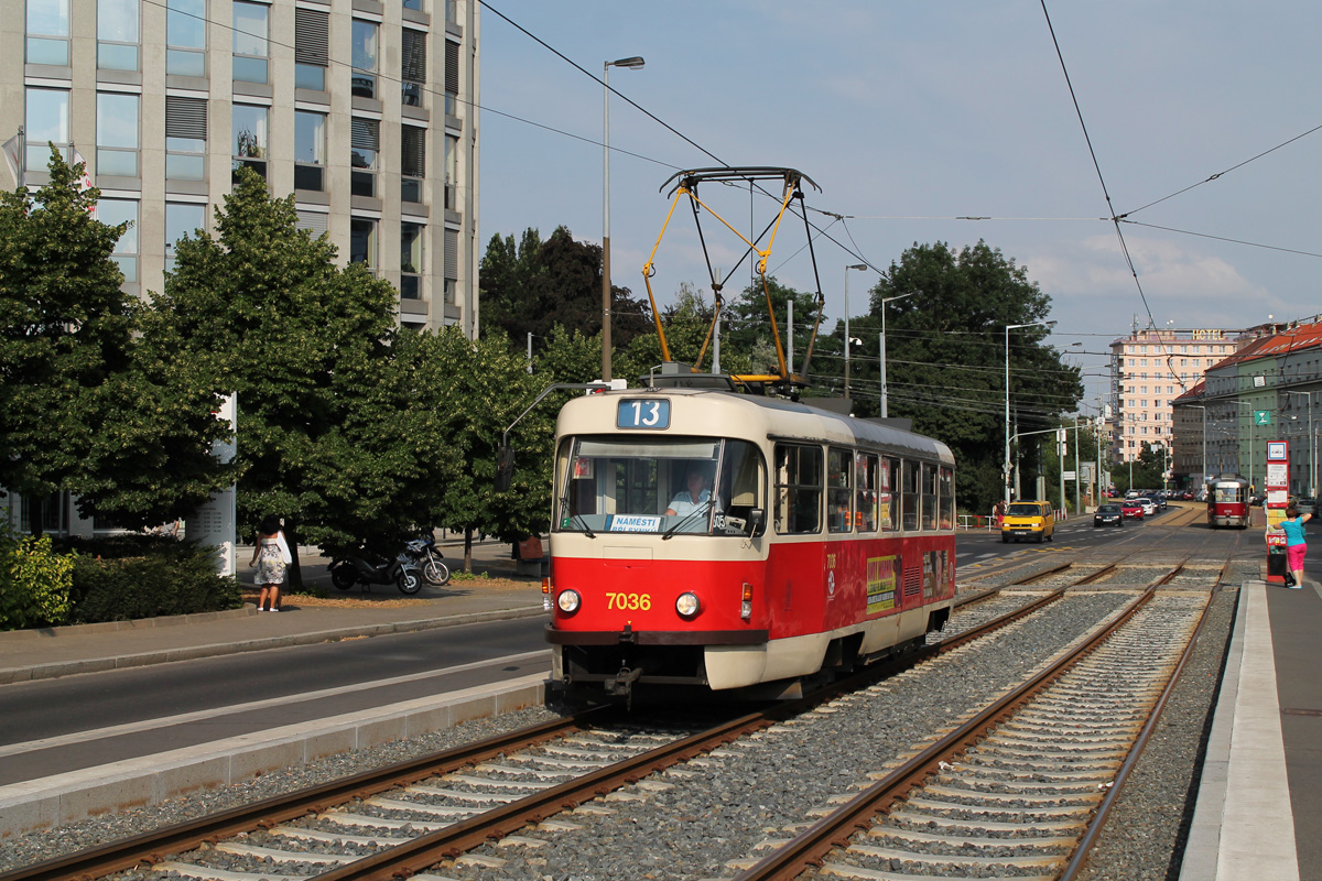 Прага, Tatra T3SUCS № 7036