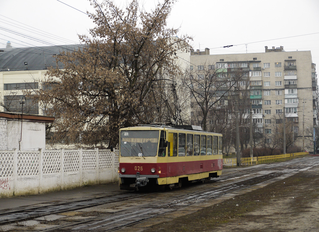 Киев, Tatra T6B5SU № 026