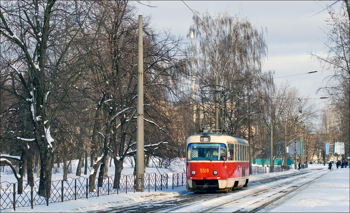 Киев, Tatra T3SU № 5516