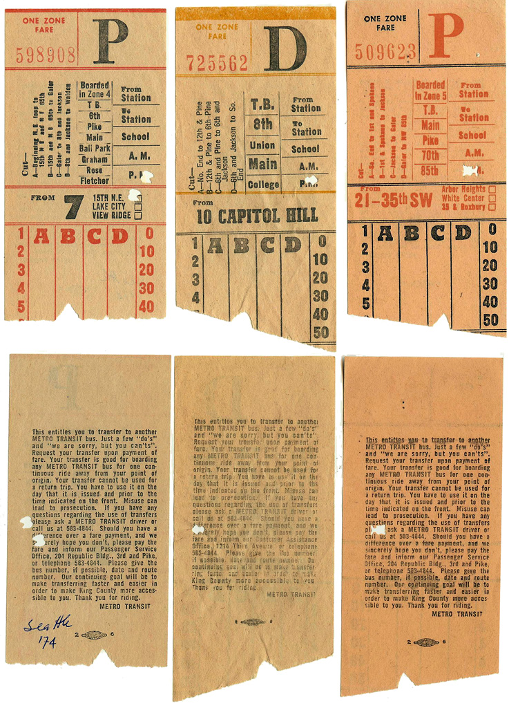 Сиэтл — Проездные документы