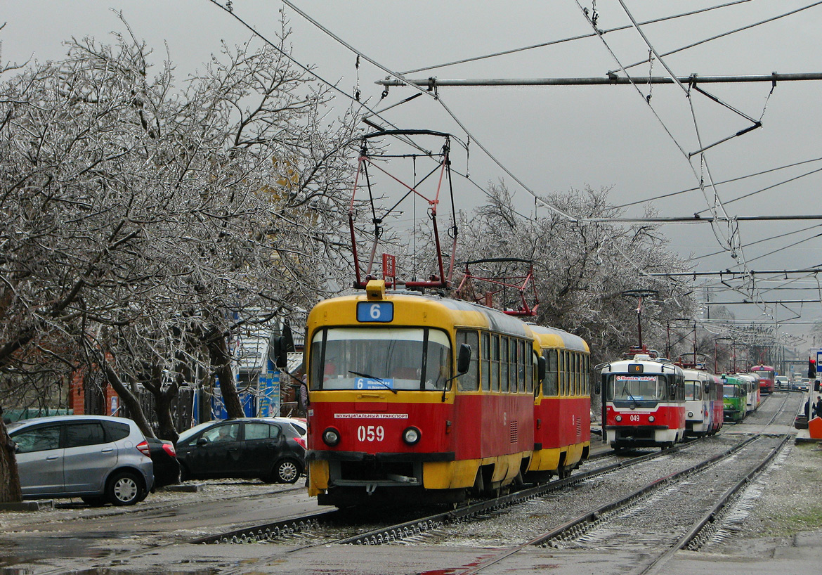 Краснодар, Tatra T3SU № 059; Краснодар, Tatra T3SU КВР ТРЗ № 049