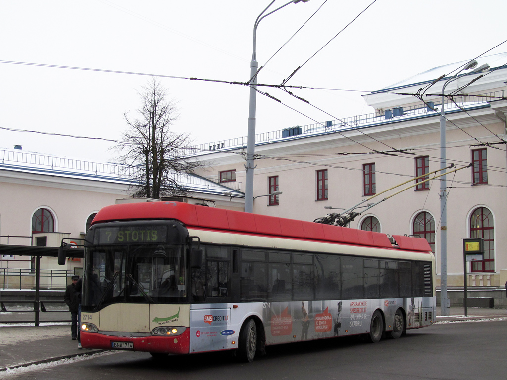 Вильнюс, Solaris Trollino II 15 AC № 2714