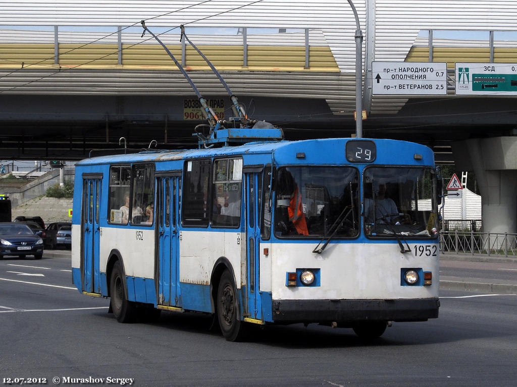 Санкт-Петербург, ЗиУ-682Г-018 [Г0Р] № 1952