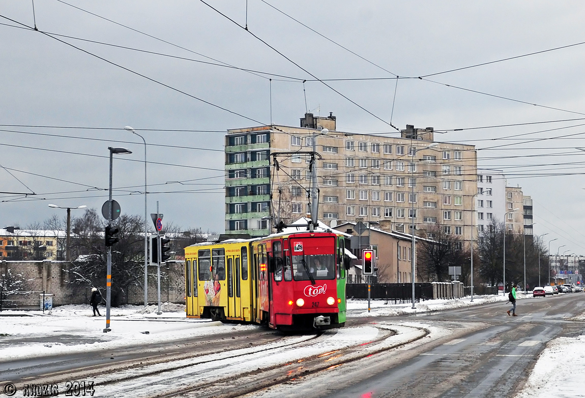 Лиепая, Tatra KT4D № 247