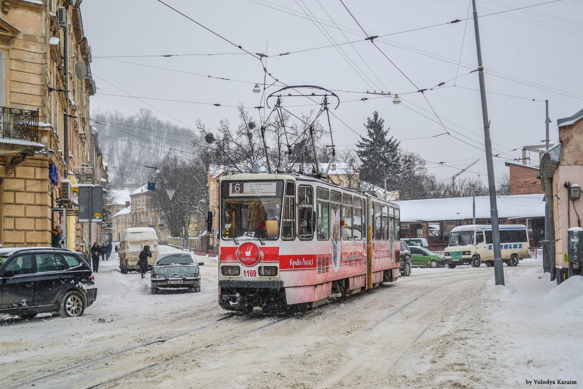 Львов, Tatra KT4D № 1169