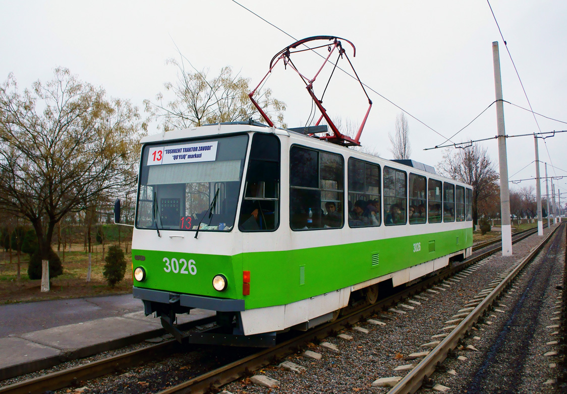 Ташкент, Tatra T6B5SU № 3026