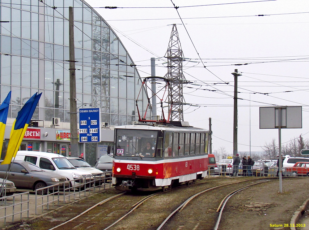 Харьков, Tatra T6B5SU № 4538