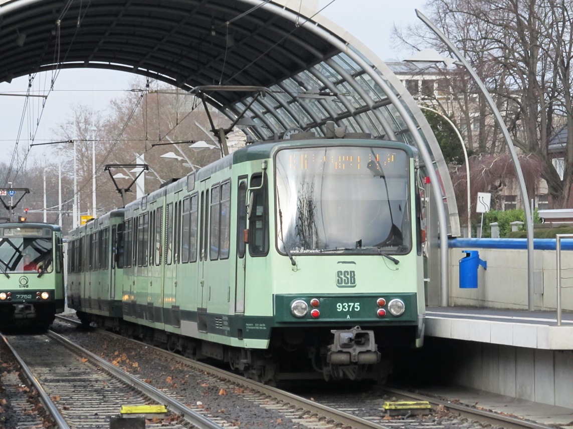 Бонн, Duewag B100C № 9375 Бонн, Duewag B100C № 9375
