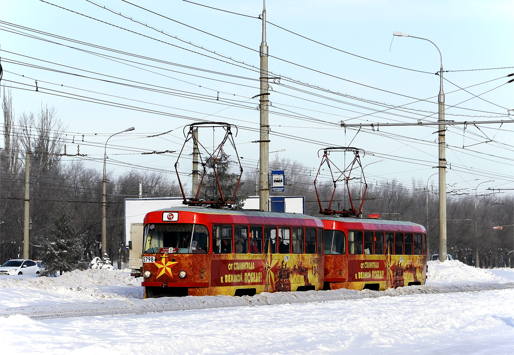 Волгоград, Tatra T3SU № 5798; Волгоград, Tatra T3SU № 5797