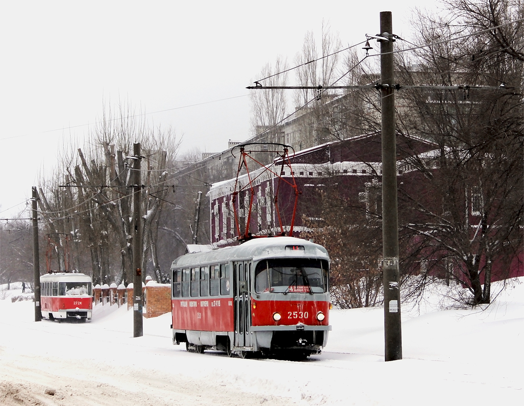Волгоград, Tatra T3SU (двухдверная) № 2530