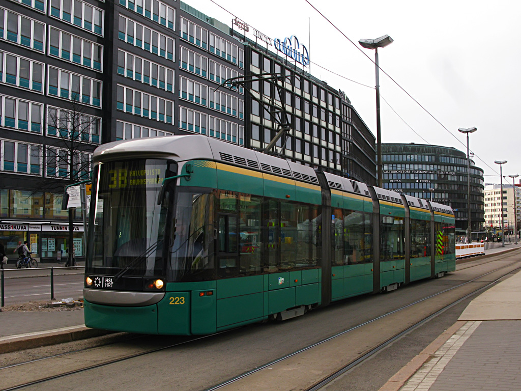 Хельсинки — Эспоо, Bombardier Variotram MLRV2 № 223 Хельсинки — Эспоо, Bombardier Variotram MLRV2 № 223