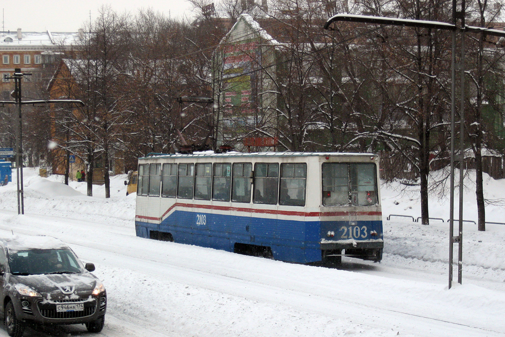 Магнитогорск, 71-605 (КТМ-5М3) № 2103