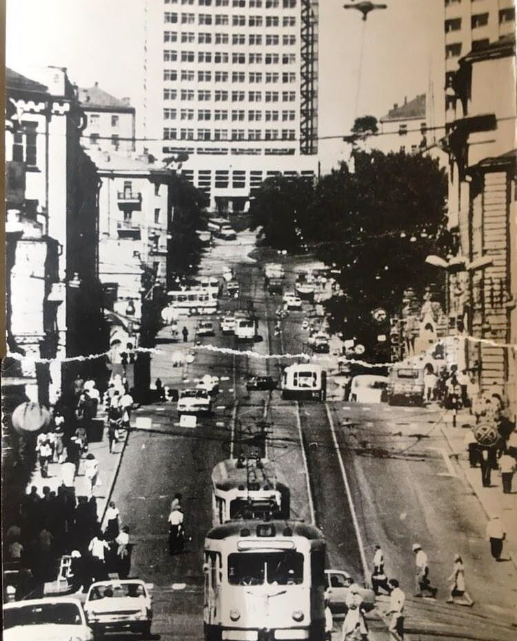 Владивосток — Исторические фотографии — трамвай (1971-1990)