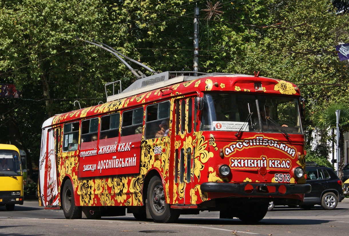Krimmi trollid (Simferopol - Alušta - Jalta), Škoda 9Tr19 № 5513