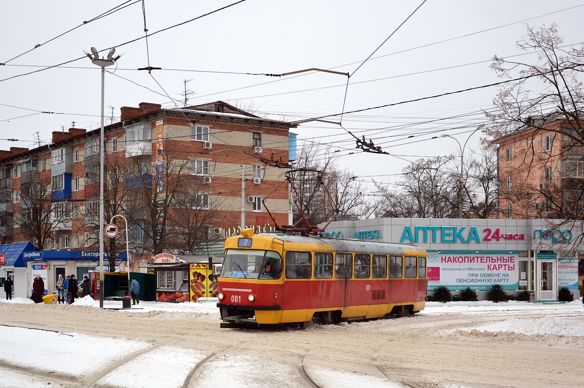 Краснодар, Tatra T3SU № 081
