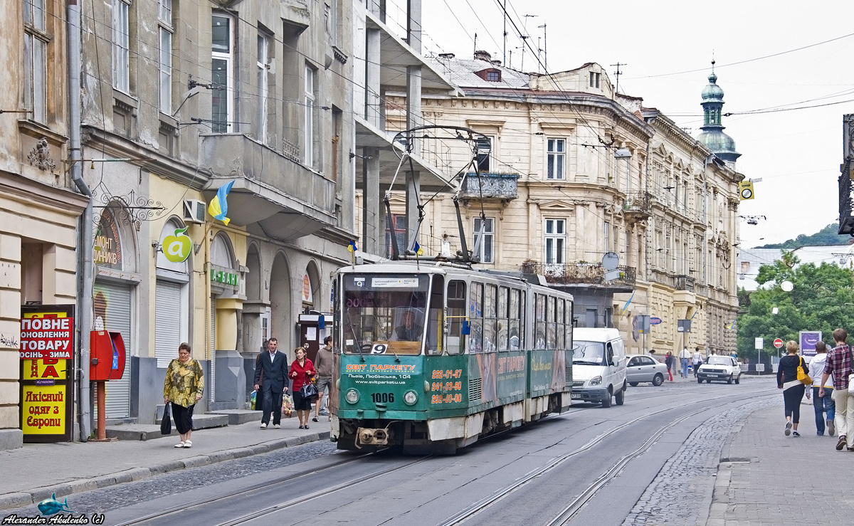 Львов, Tatra KT4SU № 1006