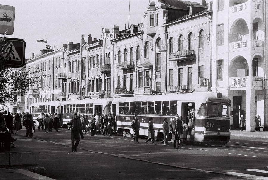 Владивосток, РВЗ-6М2 № 217; Владивосток — Исторические фотографии — трамвай (1971-1990)