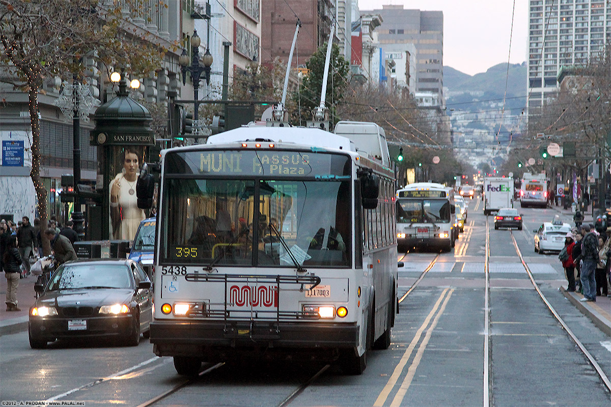 Сан-Франциско, область залива, Škoda 14TrSF № 5438