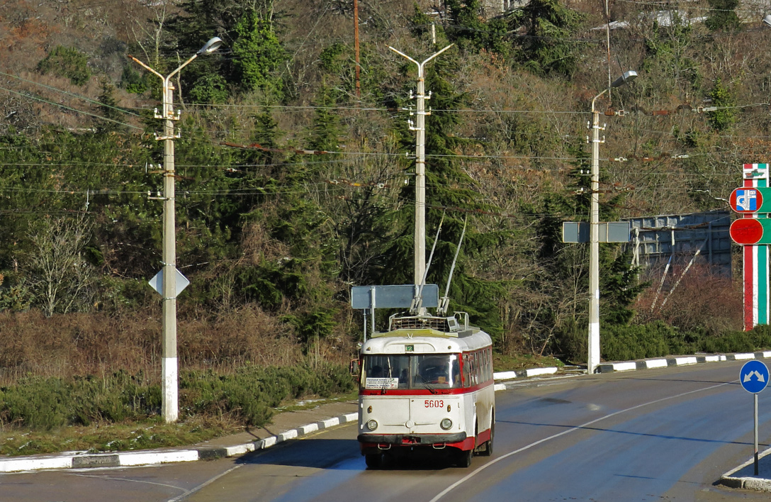 Крымский троллейбус, Škoda 9Tr24 № 5603