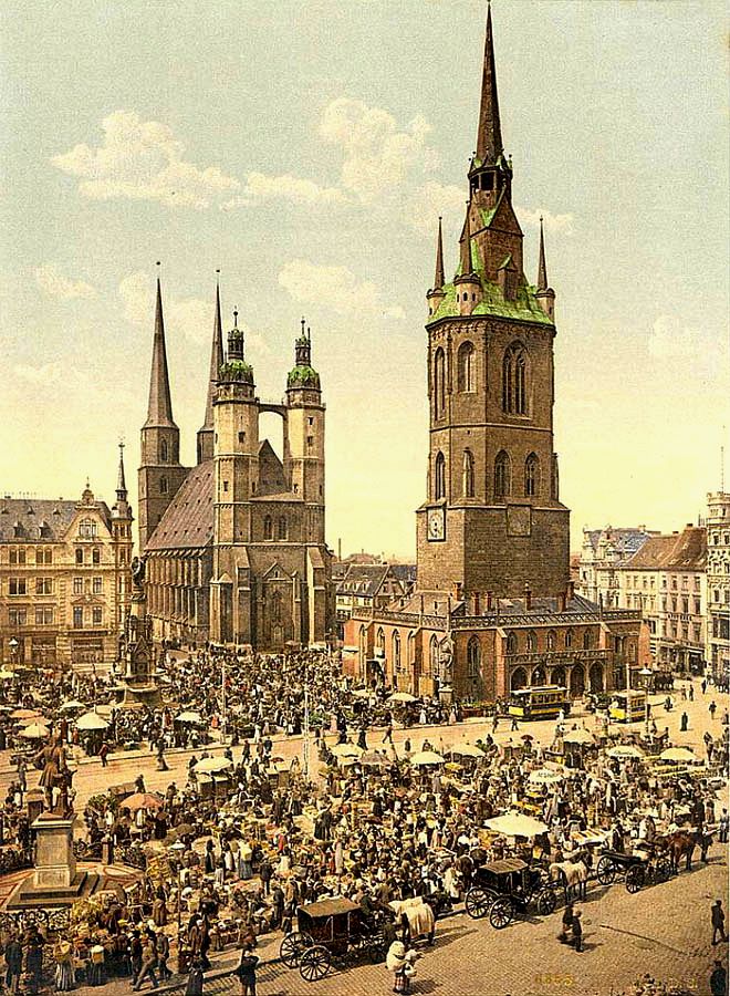 Галле — Старые фотографии