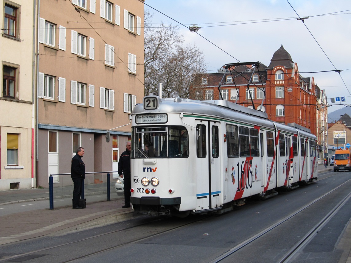 Рейн-Неккар, Duewag GT8 № 202