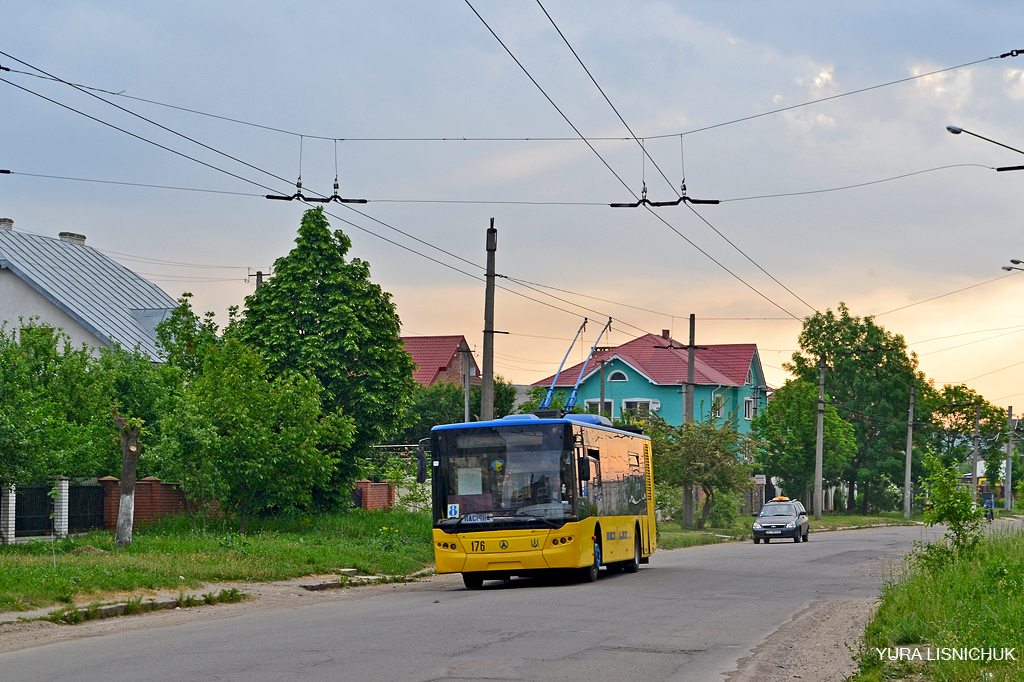 Ивано-Франковск, ЛАЗ E183D1 № 176
