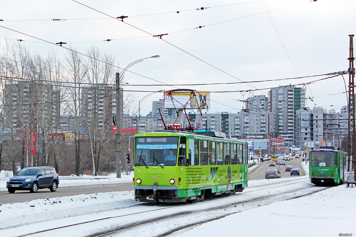 Iekaterinbourg, Tatra T6B5SU N°. 360