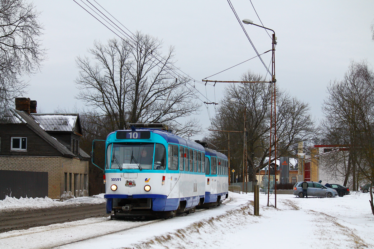 Рига, Tatra T3A № 30591