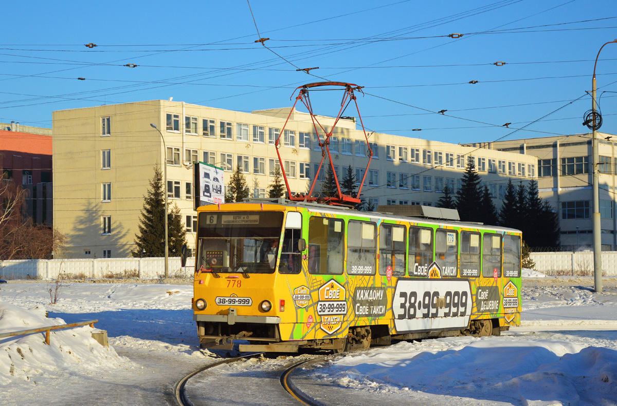 Екатеринбург, Tatra T6B5SU № 778