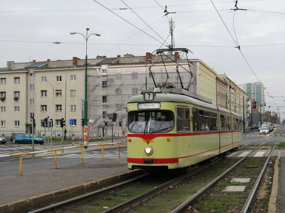 Познань, Duewag GT8 № 708