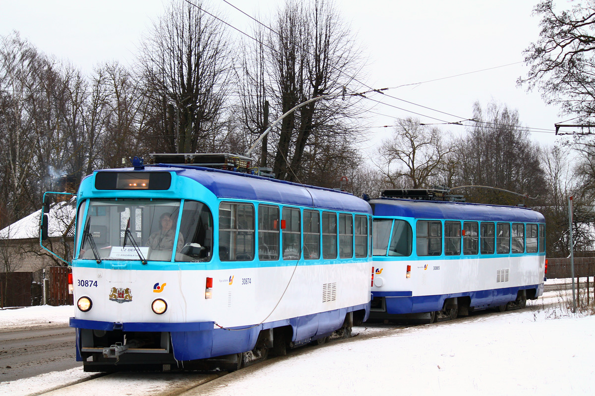 Рига, Tatra T3A № 30874