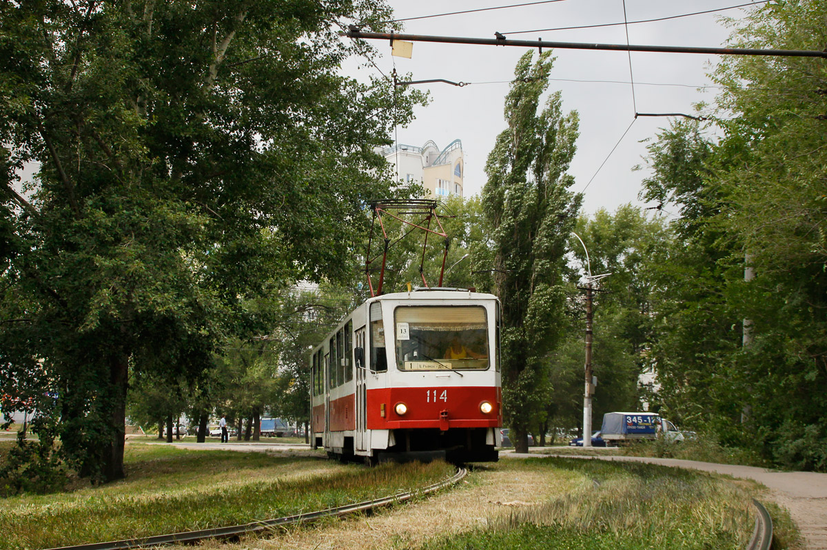Липецк, Tatra T6B5SU № 114